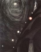 Leon Spilliaert Moonlight and Light oil painting